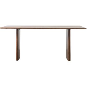 Gallery Direct Acacia Solid Wood Dining Table Natural H76 x L180 x W100cm Gallery Direct Acacia Solid Wood Dining Table Natural H76 x L180 x W100cm