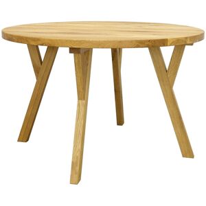 Alpen Home Solid Oak Wood Round Dinning Table Natural Oil H76 x L100 x W100cm Alpen Home Solid Oak Wood Round Dinning Table Natural Oil H76 x L100 x W100cm