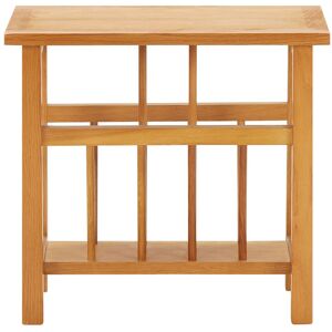 Alpen Home Bowyer Magazine Side Table Brown 42cm H X 45cm W X 27cm D Alpen Home Bowyer Magazine Side Table Brown 42cm H X 45cm W X 27cm D