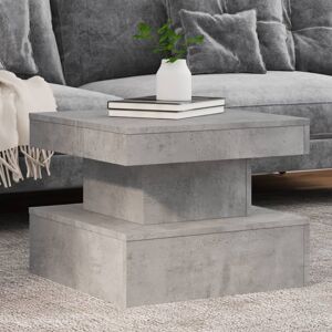 Metro Lane Coffee Table With LED Lights Concrete 50X50x40 Cm Concrete Grey 40cm H X 50cm W X 50cm D Metro Lane Coffee Table With LED Lights Concrete 50X50x40 Cm Concrete Grey 40cm H X 50cm W X 50cm D