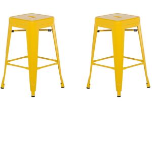 Rio Iowa Park 60cm Bar Stool Yellow Rio Iowa Park 60cm Bar Stool Yellow