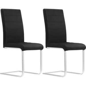 Metro Floman Velvet Cantilever Chair Black 100cm H X 40cm W X 41cm D Metro Floman Velvet Cantilever Chair Black 100cm H X 40cm W X 41cm D