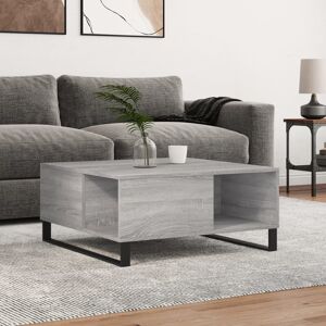 Metro Babli Coffee Table 80x80x36.5 cm Engineered Wood Grey Sonoma 36.5cm H X 80cm W X 80cm D Metro Babli Coffee Table 80x80x36.5 cm Engineered Wood Grey Sonoma 36.5cm H X 80cm W X 80cm D
