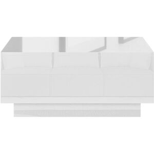 Metro Coffee Table Caoilainn with Storage Compartments White 40cm H x 90cm L x 60cm W Metro Coffee Table Caoilainn with Storage Compartments White 40cm H x 90cm L x 60cm W
