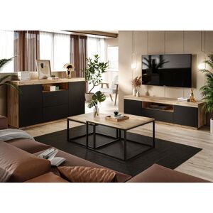 Rio Adiza 3 Piece Coffee Table Set Black Rio Adiza 3 Piece Coffee Table Set Black