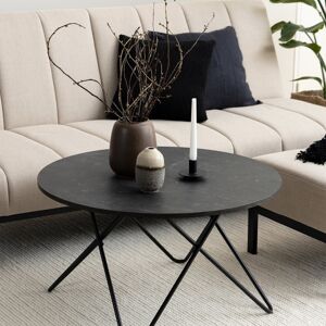 Metro Wyre Coffee Table in Black Black 45cm H X 80cm W X 80cm D Metro Wyre Coffee Table in Black Black 45cm H X 80cm W X 80cm D