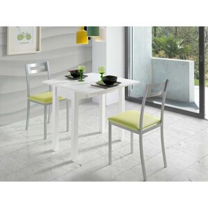 Ebern Designs Georgy Butterfly Leaf Dining Table White/White Ebern Designs Georgy Butterfly Leaf Dining Table White/White