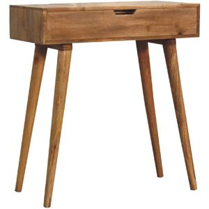 Union Rustic Doliya Dressing Table with Mirror Oak-Ish 78cm H X 70cm W X 35cm D Union Rustic Doliya Dressing Table with Mirror Oak-Ish 78cm H X 70cm W X 35cm D