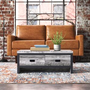 Trent Austin Design Mission Creek Sled Coffee Table with Storage Grey 35.5cm H X 87cm W X 48cm D Trent Austin Design Mission Creek Sled Coffee Table with Storage Grey 35.5cm H X 87cm W X 48cm D