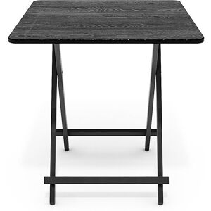 17 Stories Folding White dining table Black 74cm H x 70cm L x 70cm W 17 Stories Folding White dining table Black 74cm H x 70cm L x 70cm W