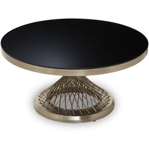 Fairmont Park Kimber Pedestal Coffee Table Silver 45cm H X 90cm W X 90cm D Fairmont Park Kimber Pedestal Coffee Table Silver 45cm H X 90cm W X 90cm D