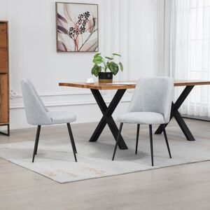 George Oliver Arcanum Upholstered Dining Chair Light Grey 81cm H X 49cm W X 54cm D George Oliver Arcanum Upholstered Dining Chair Light Grey 81cm H X 49cm W X 54cm D