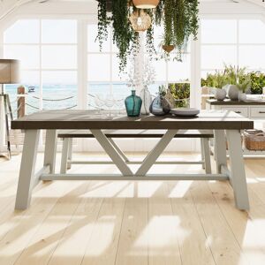 August Grove Brents Solid Wood Trestle Base Extending Dining Table. 100cm x 200-290cm. Includes 2 Extension Leaves Natural Wood August Grove Brents Solid Wood Trestle Base Extending Dining Table. 100cm x 200-290cm. Includes 2 Extension Leaves Natural Wood