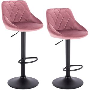 Canora Grey Height-adjustable Paynter bar stool Pink 38.5cm W X 38.5cm D Canora Grey Height-adjustable Paynter bar stool Pink 38.5cm W X 38.5cm D