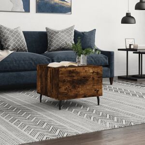 Metro Azaela 4 Legs Coffee Table with Storage Smoked Oak 40cm H X 50cm W X 50cm D Metro Azaela 4 Legs Coffee Table with Storage Smoked Oak 40cm H X 50cm W X 50cm D