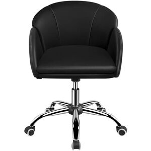 Canora Grey Aaloni Desk Chair gray/black 81.5 H x 60.0 W x 61.0 D cm