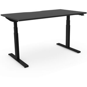 17 Stories Arnesia Pro Height Adjustable Standing Desk Graphite Black/Black 123cm H x 120cm W x 60cm D 17 Stories Arnesia Pro Height Adjustable Standing Desk Graphite Black/Black 123cm H x 120cm W x 60cm D