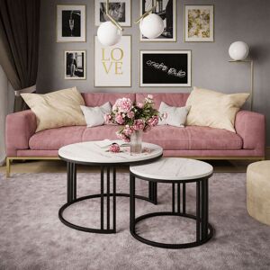 Metro Cosette Frame Coffee Table Black 49cm H X 70cm W X 70cm D Metro Cosette Frame Coffee Table Black 49cm H X 70cm W X 70cm D