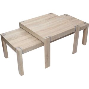 17 Stories Whately 2 Piece Coffee Table Set Natural 17 Stories Whately 2 Piece Coffee Table Set Natural