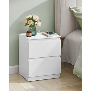 17 Stories KAILYN Collection - Nightstand With Charging Station, Bedside Table With Drawers, Side End Table, 2 AC Outlets, 2 USB Ports, For Living Room, Bedroom, Cloud White 49cm H X 40cm W X 35cm D 17 Stories KAILYN Collection - Nightstand With Charging Station, Bedside Table With Drawers, Side End Table, 2 AC Outlets, 2 USB Ports, For Living Room, Bedroom, Cloud White 49cm H X 40cm W X 35cm D