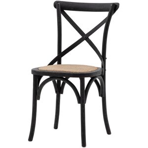 August Grove Grigor Upholstered Dining Chair Black/Black 88cm H X 49cm W X 56cm D August Grove Grigor Upholstered Dining Chair Black/Black 88cm H X 49cm W X 56cm D