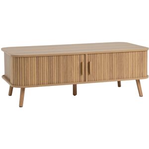 George Oliver Gustel Coffee Table with Storage Medium Yellow Wood 40cm H X 110cm W X 50cm D George Oliver Gustel Coffee Table with Storage Medium Yellow Wood 40cm H X 110cm W X 50cm D