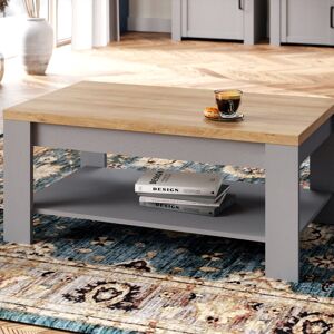 Marlow Home Co. Alhed 4 Legs Coffee Table with Storage Grey 45.7cm H X 100cm W X 60cm D Marlow Home Co. Alhed 4 Legs Coffee Table with Storage Grey 45.7cm H X 100cm W X 60cm D