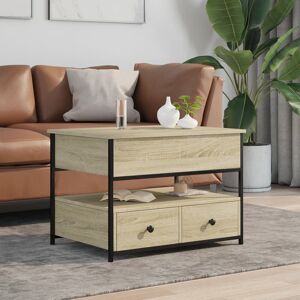 Borough Wharf Addisin Lift Top Four Leg Coffee Table with Storage Sonoma Oak 50cm H X 70cm W X 50cm D Borough Wharf Addisin Lift Top Four Leg Coffee Table with Storage Sonoma Oak 50cm H X 70cm W X 50cm D