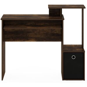 Zipcode Design Bettyann Multipurpose Home Office Computer Writing Desk w/ Storage Bin Amber Pine/Black 86.6cm H X 100.1cm W X 39.9cm D Zipcode Design Bettyann Multipurpose Home Office Computer Writing Desk w/ Storage Bin Amber Pine/Black 86.6cm H X 100.1cm W X 39.9cm D