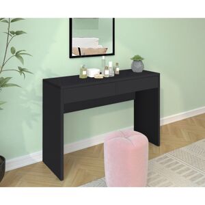 Wade Logan Garvan Dressing Table Black 78cm H X 115cm W X 40cm D;78cm H X 115cm W X 40cm D;78cm H X 115cm W X 40cm D Wade Logan Garvan Dressing Table Black 78cm H X 115cm W X 40cm D;78cm H X 115cm W X 40cm D;78cm H X 115cm W X 40cm D