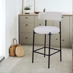 George Oliver Set of 2 Counter Height Bar Stools White 98.5cm H X 46cm W X 46cm D George Oliver Set of 2 Counter Height Bar Stools White 98.5cm H X 46cm W X 46cm D