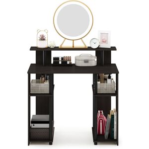 17 Stories Bozidar Computer Desk Walnut 90" H x 90" W x 48" D 17 Stories Bozidar Computer Desk Walnut 90" H x 90" W x 48" D