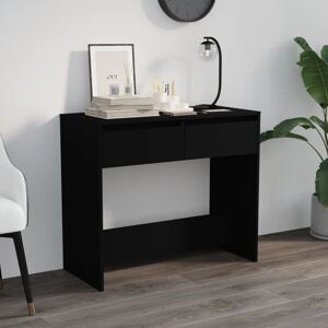 17 Stories Isaish Console Table Black 76.5cm H x 89cm W x 41cm D 17 Stories Isaish Console Table Black 76.5cm H x 89cm W x 41cm D