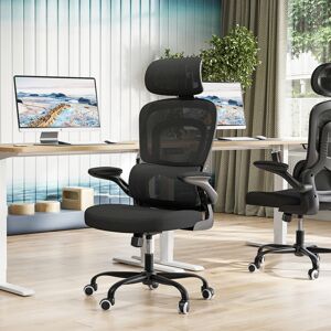 Inbox Zero High Back Ergonomic Mesh Office Chair Black/Black 61.5cm W X 70.1cm D Inbox Zero High Back Ergonomic Mesh Office Chair Black/Black 61.5cm W X 70.1cm D