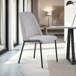 George Oliver Duneany Upholstered Dining Chair Light Grey 91cm H X 49cm W X 65cm D George Oliver Duneany Upholstered Dining Chair Light Grey 91cm H X 49cm W X 65cm D