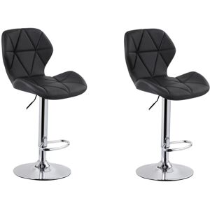 Metro Ceniceros Height Adjustable Bar Stool Black 49cm W X 38cm D Metro Ceniceros Height Adjustable Bar Stool Black 49cm W X 38cm D