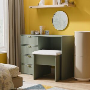 Canora Grey Bentancourt Dressing Table Green 76cm H X 97cm W X 40cm D Canora Grey Bentancourt Dressing Table Green 76cm H X 97cm W X 40cm D