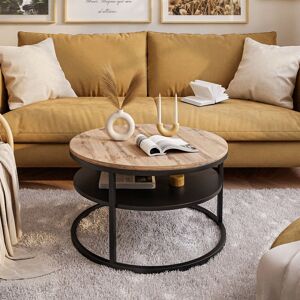 Borough Wharf Guarascio Coffee Table with Storage Wotan/Black 49cm H X 70cm W X 70cm D Borough Wharf Guarascio Coffee Table with Storage Wotan/Black 49cm H X 70cm W X 70cm D