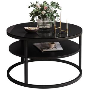 17 Stories Knowlson Coffee Table Black 41cm H X 60cm W X 60cm D 17 Stories Knowlson Coffee Table Black 41cm H X 60cm W X 60cm D