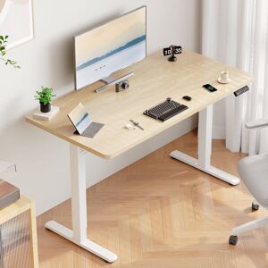 17 Stories Electric Standing Desk Height Adjustable Desk Sit Stand Desk With Time Reminder Stand up Desk 3 Memory Setting Electric Desk Beige/White 72cm H x 120cm W x 60cm D 17 Stories Electric Standing Desk Height Adjustable Desk Sit Stand Desk With Time Reminder Stand up Desk 3 Memory Setting Electric Desk Beige/White 72cm H x 120cm W x 60cm D