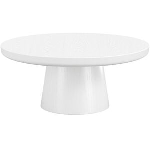 Metro Caysie Pedestal Coffee Table White 38cm H X 100cm W X 100cm D Metro Caysie Pedestal Coffee Table White 38cm H X 100cm W X 100cm D