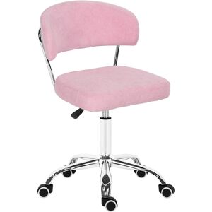 17 Stories Swivel Office Chair,height Adjustable Ergonomic Desk Chair,armless Computer Chair For Kids/adults,office/bedroom/home Furniture Pink 228.6cm H X 361.29cm W X 361.29cm D 17 Stories Swivel Office Chair,height Adjustable Ergonomic Desk Chair,armless Computer Chair For Kids/adults,office/bedroom/home Furniture Pink 228.6cm H X 361.29cm W X 361.29cm D