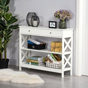 Latitude Run 100cm Console Table White 80cm H X 100cm W X 30.5cm D Latitude Run 100cm Console Table White 80cm H X 100cm W X 30.5cm D