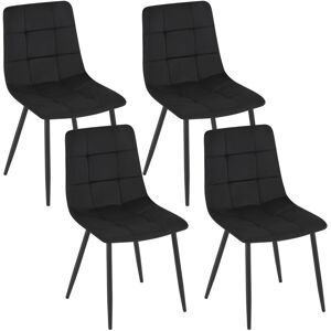 George Oliver Amatrudo Upholstered Dining Chair Black 81cm H X 44cm W X 43cm D George Oliver Amatrudo Upholstered Dining Chair Black 81cm H X 44cm W X 43cm D