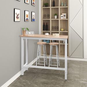 Ebern Designs Dequinton Rectangular 120cm L x cm W Dining Table White/Light Oak H100 x L120 x W40cm Ebern Designs Dequinton Rectangular 120cm L x cm W Dining Table White/Light Oak H100 x L120 x W40cm