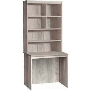 Ebern Designs Natividad Desk Grey Nebraska 182.8cm H X 85cm W X 54cm D Ebern Designs Natividad Desk Grey Nebraska 182.8cm H X 85cm W X 54cm D