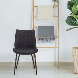 George Oliver Brinley Upholstered Dining Chair Anthracite 85.5cm H X 46cm W X 40.5cm D George Oliver Brinley Upholstered Dining Chair Anthracite 85.5cm H X 46cm W X 40.5cm D