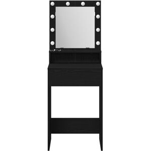 17 Stories 50 X 41 X 135 Cm Mirror Dressing Table Black Oak 135cm H X 50cm W X 41cm D 17 Stories 50 X 41 X 135 Cm Mirror Dressing Table Black Oak 135cm H X 50cm W X 41cm D