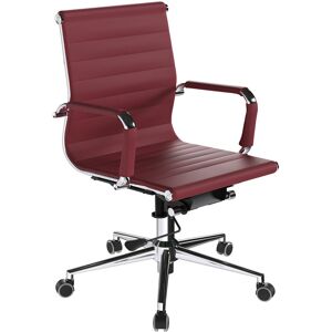 Brayden Studio Boaten Leather - Bonded Executive Chair Oxblood 480cm W X 480cm D Brayden Studio Boaten Leather - Bonded Executive Chair Oxblood 480cm W X 480cm D