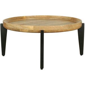 Alpen Home Herendeen Four Leg Coffee Table Brown Wood;Natural Wood 34cm H X 75cm W X 75cm D Alpen Home Herendeen Four Leg Coffee Table Brown Wood;Natural Wood 34cm H X 75cm W X 75cm D